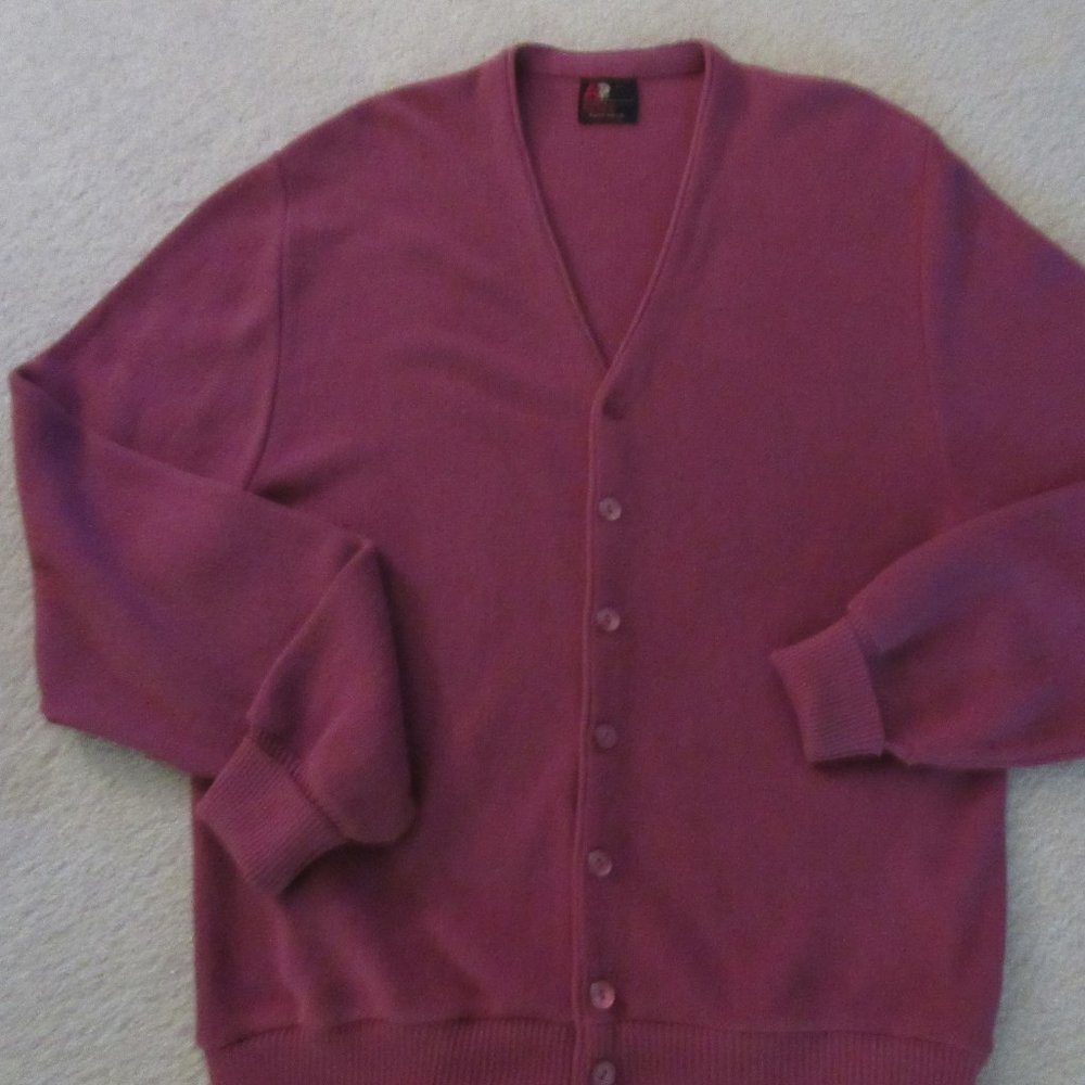 VINTAGE Men's Arnold Palmer by Robert Bruce Cardigan in Large Tall (LT)